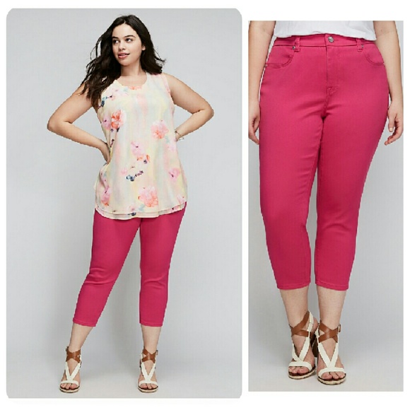 Melissa McCarthy Pencil Capri Seven7 Skinny Fit
