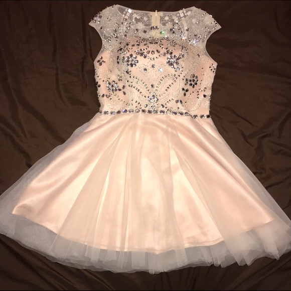 Beaded Homecoming Dress