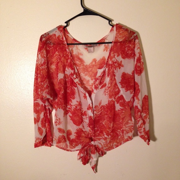 *SOLD* Tie Up Top