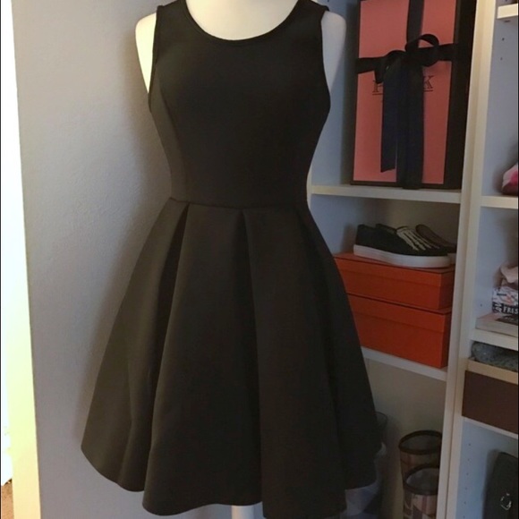BNWOT Fit & Flare Dress • LBD by Best Society - Picture 2 of 3
