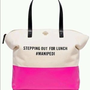 NEW Kate Spade Call To Action Tote #manipedi