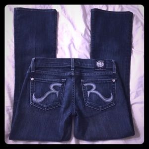 Low Rise Bootcut Jeans