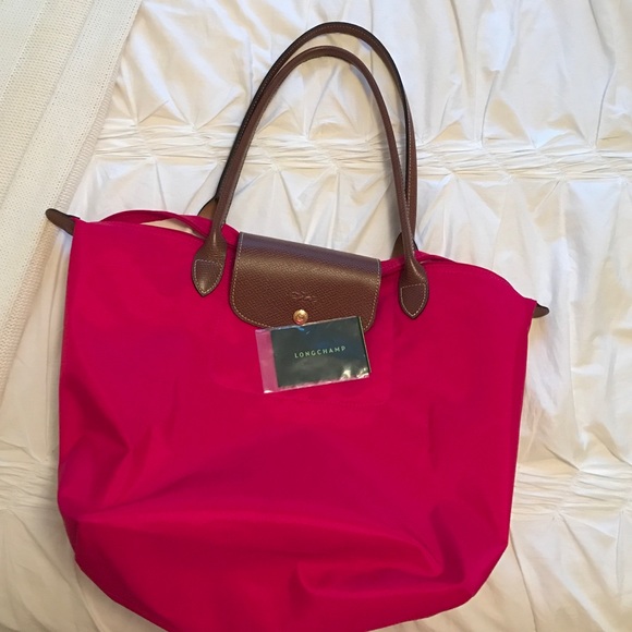 Longchamp le pliage large bag in red