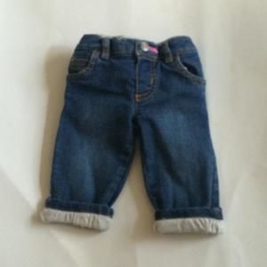 Carter's lined denim pants