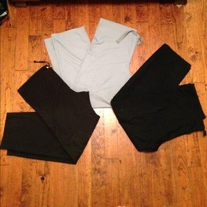 Scrub pants women's size medium three pair
