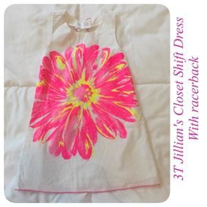3T Boutique Floral Shift Dress w/ Racerback