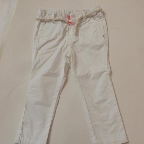 Zara white cotton oant