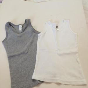 NWOT American Apparel Kids Tanks-Size 6