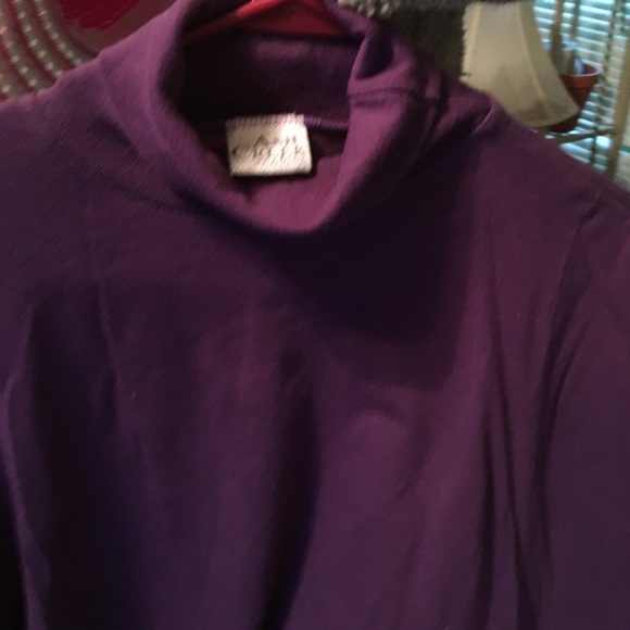 Basic purple turtleneck - Picture 2 of 2