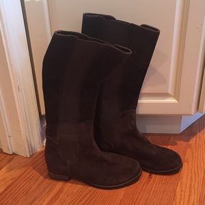 Cole Haan brown suede boots