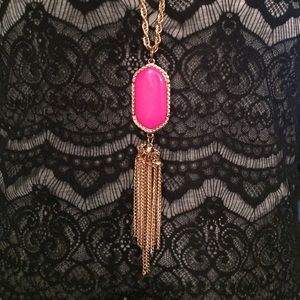 Pink Necklace, Kendra Scott look-a-like