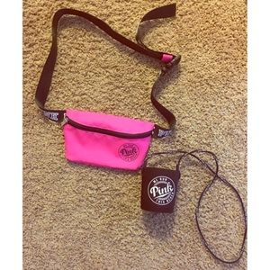 Victoria's Secret Fanny Pack and Koozie holder