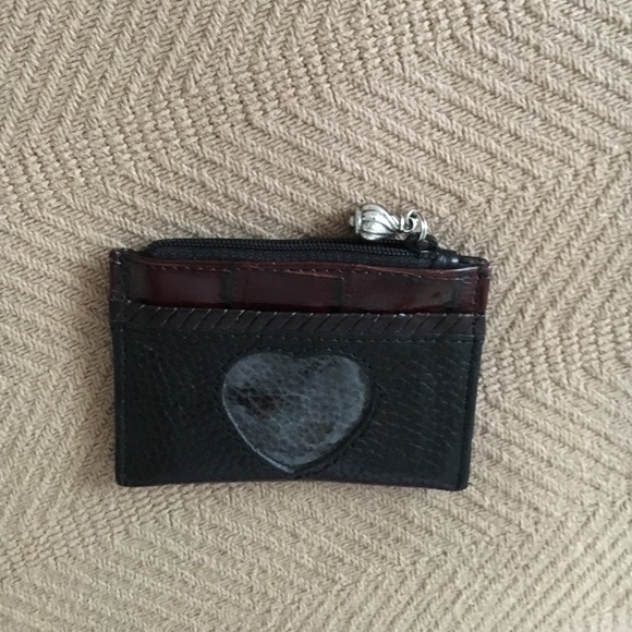 BNWOT Brighton black leather coin wallet