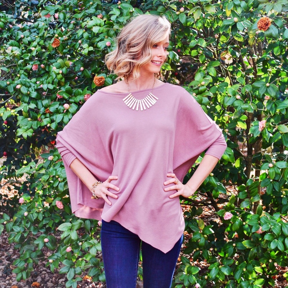 Rose Henley Tunic - Picture 2 of 4