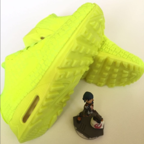 Women's Fluorescent green Nike air max 90 - Picture 2 of 4