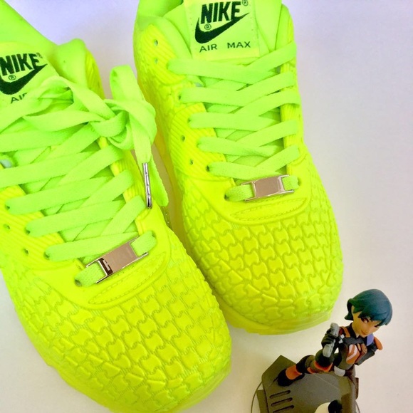 Women's Fluorescent green Nike air max 90 - Picture 4 of 4