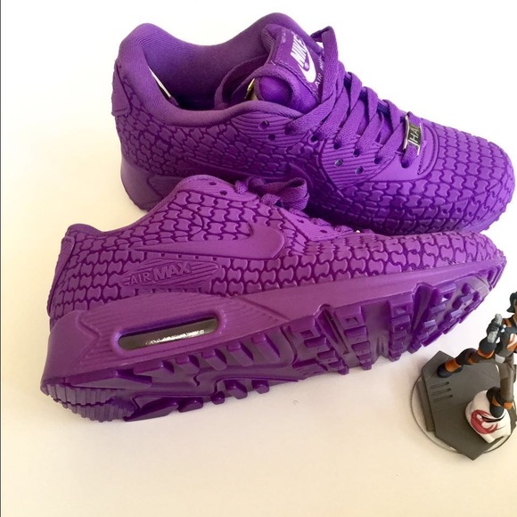 Women's Purple Nike air max 90 - Picture 2 of 4