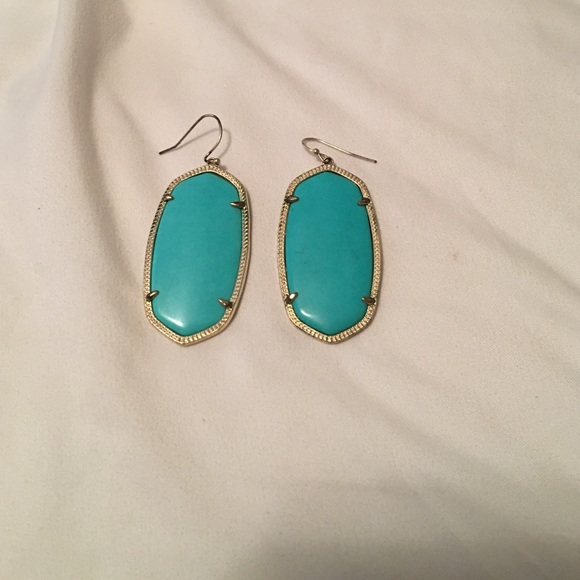 Teal Kendra Scott Earrings Danielle