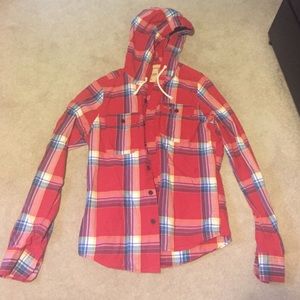 Men's Hollister plaid button up