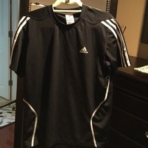 Adidas athletic black shirt