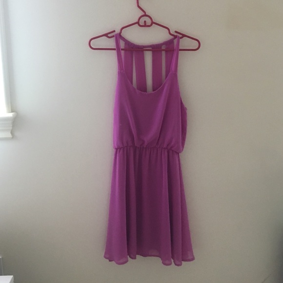 Plum dress never been worn perfect condition