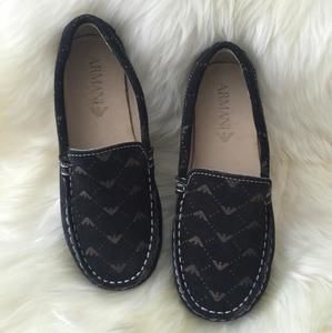 Armani Junior slip on loafers