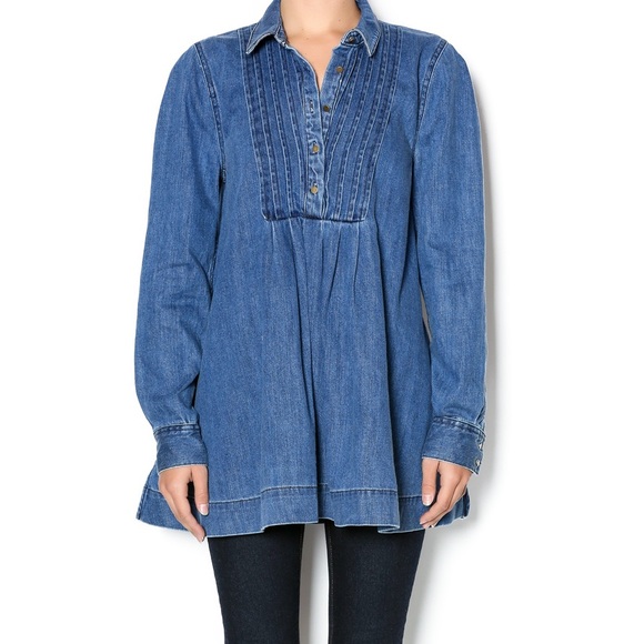 ON HOLD FP Baby Blues Denim Tunic 🌹