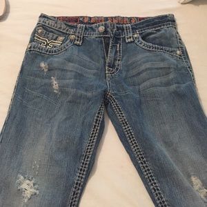 Men's rock revival jeans