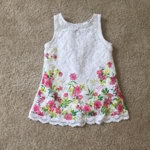 Guess white, lace dress