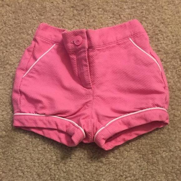 Jamie and Jack pink shorts (6-12m)