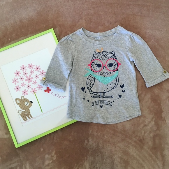 Old navy 3/4 sleeve shirt sz 3T