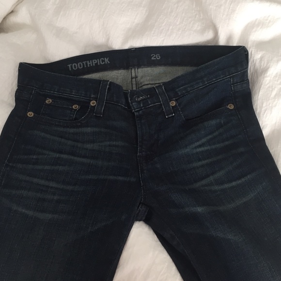 J Crew Toothpick Jeans Size 26