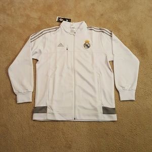 Real madrid home soccer jacket large