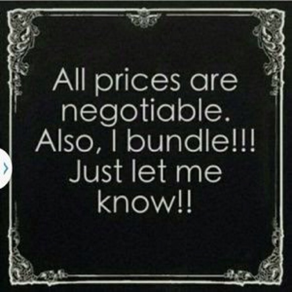 Willing to consider any offer!