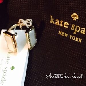 KATE SPADE Gold tones / Mother of Pearl Ring