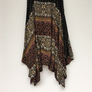 Handkerchief style skirt