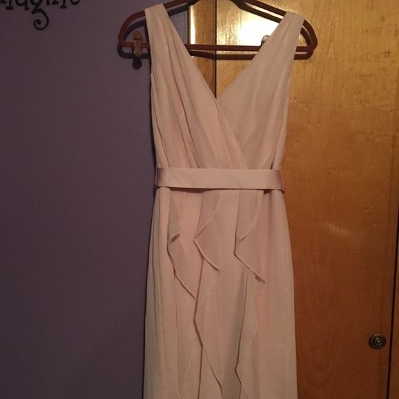 Vera Wang blush gown. Like new, worn once.