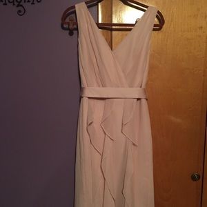 Vera Wang blush gown. Like new, worn once.