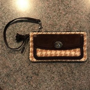 Small coach wristlet