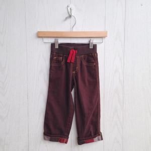 Gymboree Plaid Cuff Denim