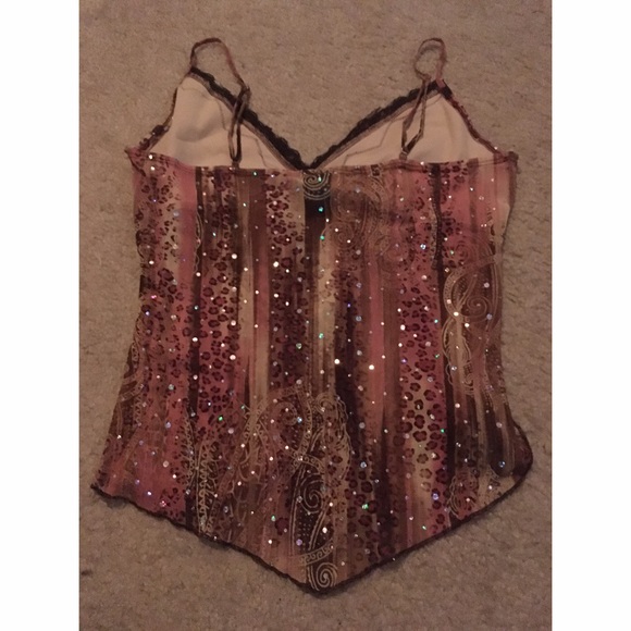 SALE! Glitter tank top - Picture 2 of 3