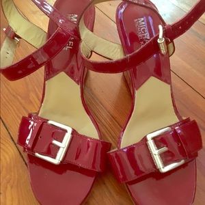 Michael Kors Wedges Red size 7.5 women's