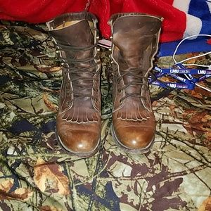 Justin Lace up Boots