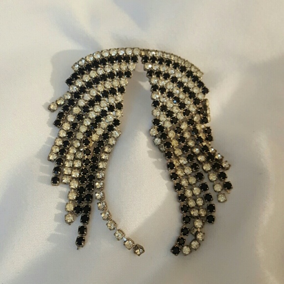 Vintage rhinestone earrings