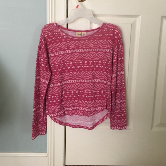 tribal print long sleeve shirt