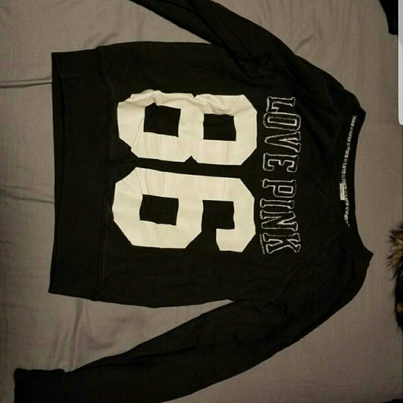 Black and white victoria secret sweater