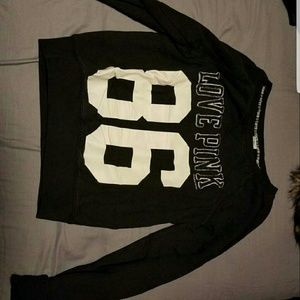 Black and white victoria secret sweater