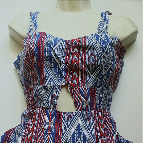 Tribal Print Boho Dress size XL - Picture 2 of 3