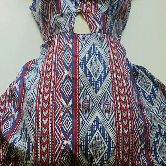 Tribal Print Boho Dress size XL - Picture 3 of 3