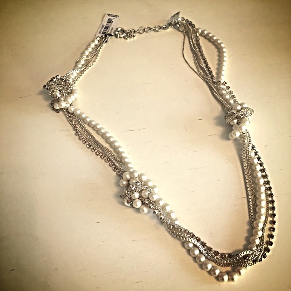 Pearl & Gold Multistrand Necklace
